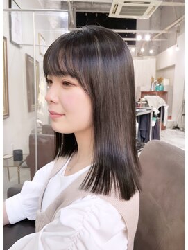 ナイン 麻布十番(NINE) 切りっぱなし大人ハイライト☆