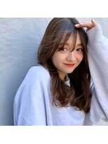 ドットハリス(.Hallis) 大人かわいい/小顔/ミディアムレイヤー/20代30代40代