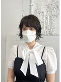 柔らかい軽めのパーマスタイル
