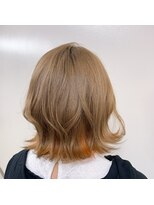 ヘアリゾートエーアイ 高田馬場店(hair resort Ai)&nbsp;20代30代40代マロンベージュ/Aラインボブ/かきあげ[高田馬場駅]