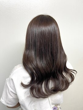 オーシャン 宇都宮店(Ocean) さらツヤロング×ショコラベージュ