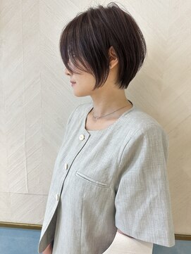 ロンド ストラーダ 心斎橋(Lond strada) ショート×ハイライト白髪ぼかし×シルキーベージュ[心斎橋]