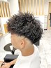 【人気No.2】デザインカット+ツイストパーマ+TR+眉カット￥9000