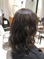 ネオリーブギンザ 銀座店(Neolive GINZA)&nbsp;鎖骨くらいのミディアムヘア　レイヤー　低温デジタルパーマ