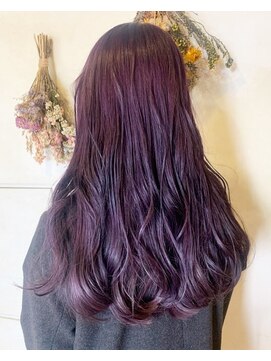 ランプ ヘアー(lamp hair) ビビットパープル/lamp 清水