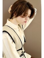 アンドレイ 表参道(andrey)&nbsp;[ANDREY]グレーベージュ/レイヤーロング/前髪パーマ黒髪カタログ