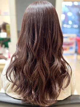 ヘアークリアー 春日部 大人可愛い角度光の当たり具合で変わるカラーパープルカラー
