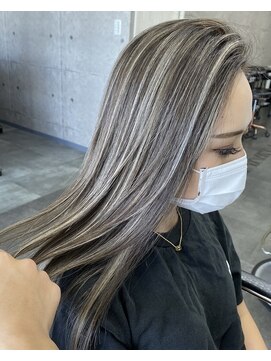 ウル 岡山駅店(ULu.) 髪質改善ハイトーンバレイヤージュハイライトブリーチ岡山倉敷