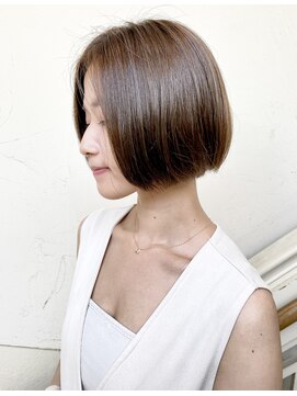 モリオ フロム ロンドン 成増店 【morio成増/一戸】前髪なしストレートボブ