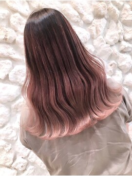 リン モアナバイヘッドライト 武蔵小杉2号店(lynn Moana by HEADLIGHT) Moana【武蔵小杉】#バレイヤージュ#ピンク#ピンクブラウン