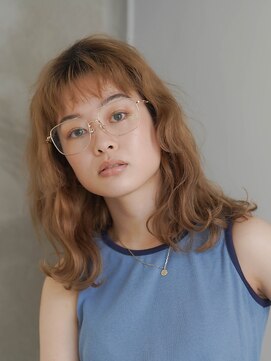 ワン 平塚(ONE009) オリーブベージュ/ウェットヘア /レイヤーカット /平塚