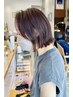 カット+リタッチカラー ￥11000 ※白髪染めに変更出来ます。