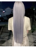 ルプラ ガーデン(le-pla garden)&nbsp;アイスブルー#ブリーチ#ハイトーン#ダブルカラー#ロング#豊橋