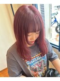 ピンクグレープフルーツカラー レイヤー