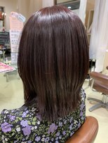 アズール 草加(azule)&nbsp;艶カラー　ブリーチなしカラー　レッド