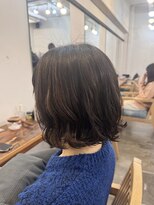 ファルベ(Farbe) デジタルパーマ ミニウルフ メルティーカラー ワイドバング