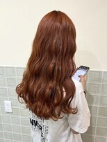 ボアップ 難波店(boappu)&nbsp;#オレンジブラウン #オレンジカラー #ケアブリーチ