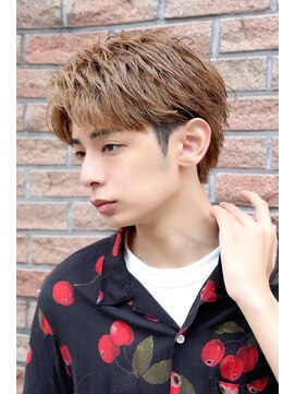 アーリー(Ali'i) センターパートコンマヘアマレットヘア韓国マッシュカルマパーマ