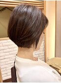 30代40代50代ショートボブグラ【髪質改善/百合ヶ丘】