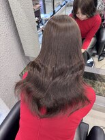 ペレ 栄店(PELE) ホワイトグレージュ/デジタルパーマ/チェリーブラウン/栄