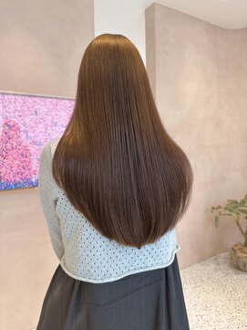 オン キャナルシティ博多前店(on) 【哉汰】ブリーチなしで作る柔らかくベージュ/セミロング20代