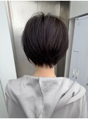 ショート/オリーブカラー/髪質改善/白髪ぼかし/小顔
