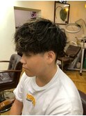MEN’S/リバースセンターパート/ニュアンスパーマ/柏駅