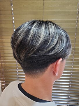 ネオバーバースタイルパラディソ(NeoBarberStylePARADISO) メンズメッシュキャップカラー2ブロックセンターパート