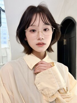 サイン 渋谷(SIGN) 韓国ヘアハッシュカットレイヤーカットブリーチ無し韓国ボブ渋谷