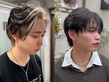 モモ(momo)の写真/マッシュウルフ×フェイスフレーミングで魅せる♪プロのメンズヘアメイクが提案する最旬お洒落ヘアデザイン