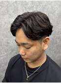 ニュアンスパーマ/ベリーショートメンズ/シャドウパーマ