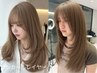 【ミルクティーベージュカラー★】ブリーチ+カット+トリートメント