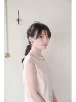 ホワイトルーム(White Room)&nbsp;ポニーテールの編み込みアレンジ♪