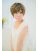 ひし形ラインのマニッシュショート