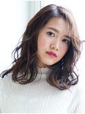 ワンサイド流しバング