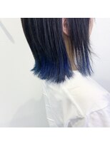 テクライズ 豊橋店(TECHRISE)&nbsp;すそカラー×ブルー