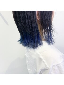 テクライズ 豊橋店(TECHRISE) すそカラー×ブルー