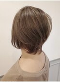 ベージュショートボブ☆