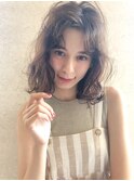 【Taylor】大宮　ラフウェーブ×センターパートボブ