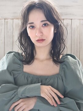 ロイジー(roijir) 【roijir 表参道】セミウェットウェーブ×小顔オリーブアッシュ