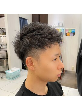ヘアーアンドグルーミング ヨシザワインク(HAIR&GROOMING YOSHIZAWA Inc.) ジェットモヒカンツーブロック20代30代40代メンズツーブロック