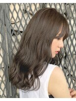 アクアオモテサンドウ(ACQUA omotesando)&nbsp;オリーブグレージュ/暗め/透明感カラー/髪質改善トリートメント