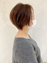 ロンド ストラーダ 心斎橋(Lond strada)&nbsp;ショート×ハイライト白髪ぼかし×シルキーベージュ[心斎橋]