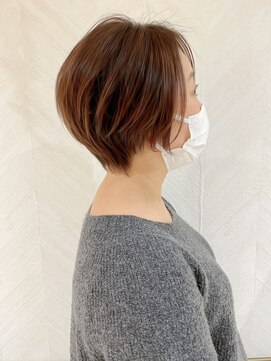 ロンド ストラーダ 心斎橋(Lond strada) ショート×ハイライト白髪ぼかし×シルキーベージュ[心斎橋]