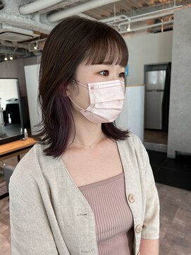 カフ(CAF) CAF松本【会社や学校で規則がある方におすすめインナーカラー】