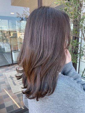 アース コアフュールボーテ みどり店(EARTH coiffure beaute) ダークブラウンアドミオくびれミディ