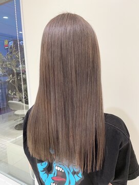 アース コアフュールボーテ ふじみ野店(EARTH coiffure beaute) ミルクティーダブルカラーケアブリーチ
