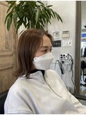 切りっぱなしボブ