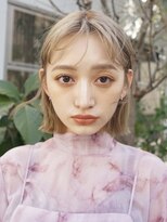 ソルトウォーター(SALT WATER)&nbsp;ミニボブ/似合わせカット/ホワイトブロンド/イメチェン