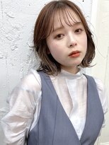 イルウィ(irwi)&nbsp;【トレンド】くびれボブ　シルキーベージュインナーカラー